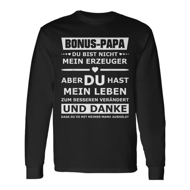 Bonus Dad Stepfather Du Bist Nicht Mein Producer Langarmshirts Geschenkideen