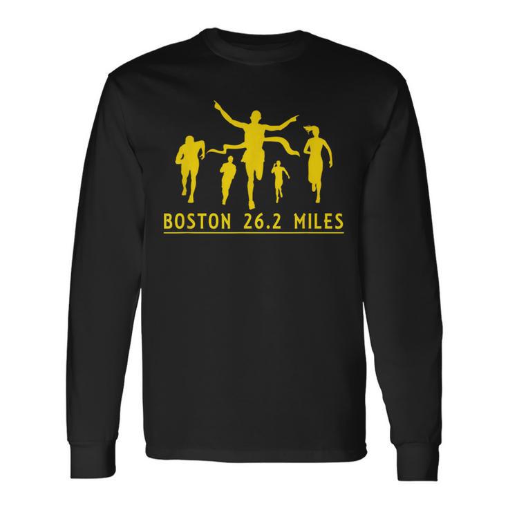 Boston 262 Miles Marathon 2020 Running Run Long Sleeve T-Shirt