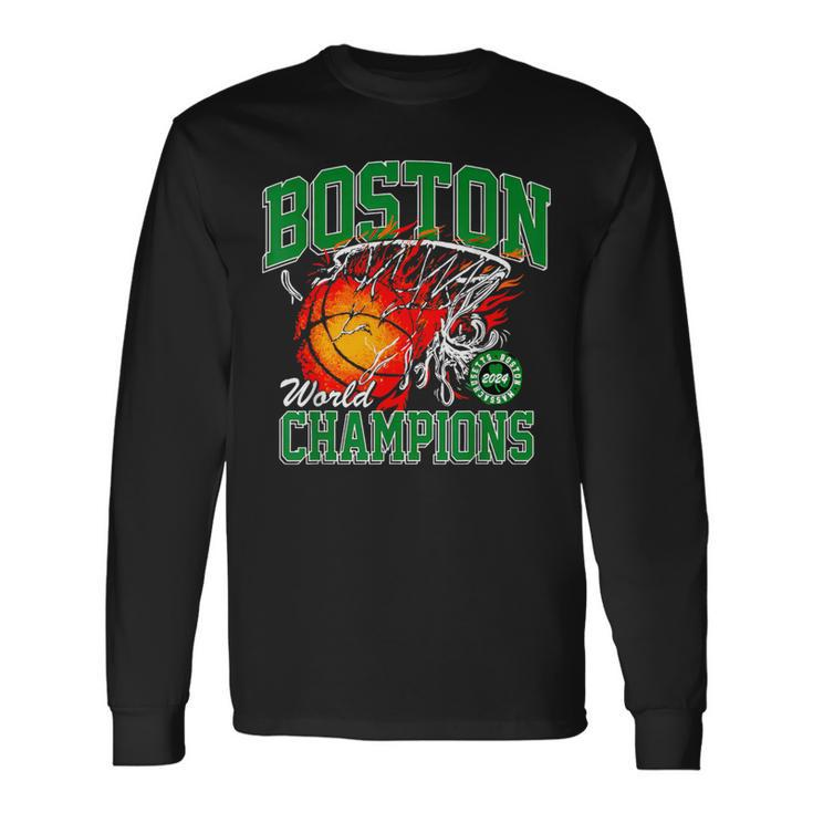 Boston World Champions 2024 Long Sleeve T-Shirt