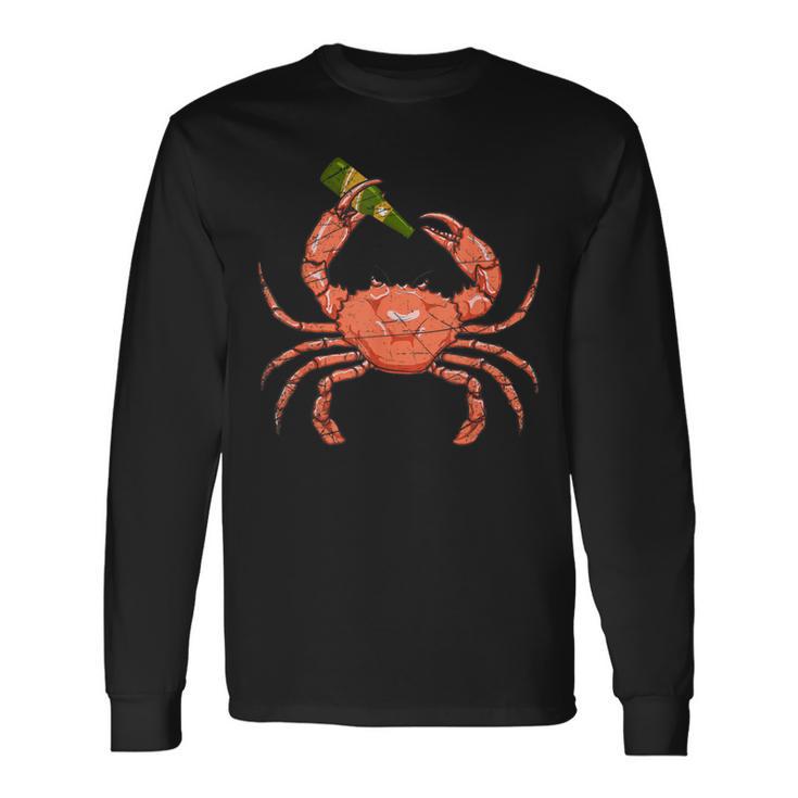 Bottle Crab Long Sleeve T-Shirt