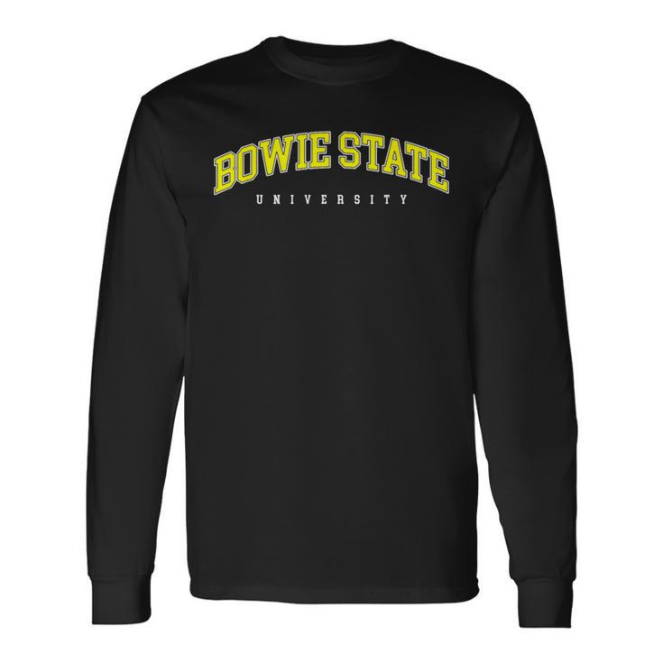 Bowie State University Retro Women Long Sleeve T-Shirt