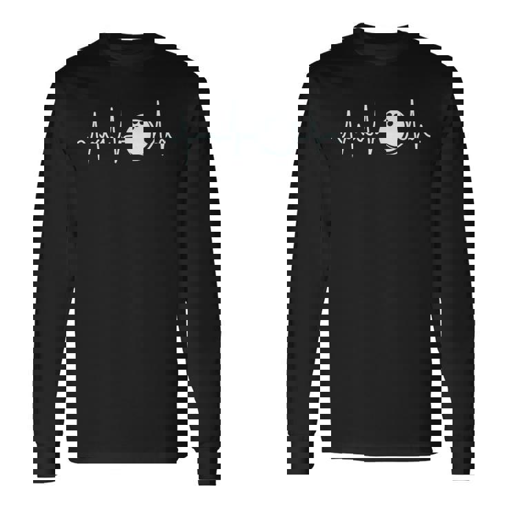 Bowling Heartbeat Bowling Long Sleeve T-Shirt