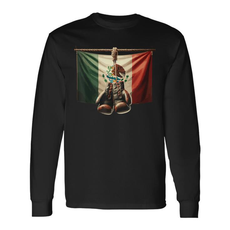 Boxing Mexico Long Sleeve T-Shirt Gifts ideas