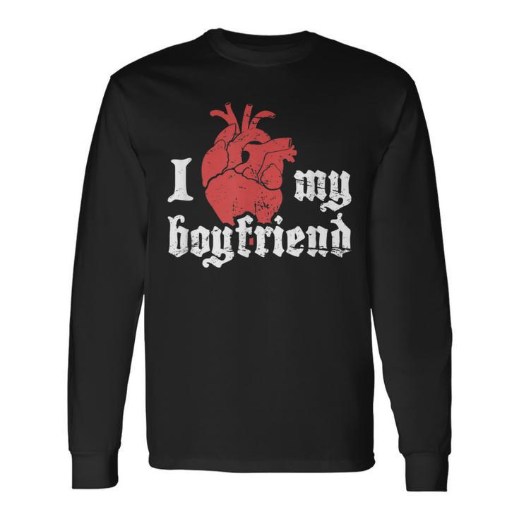 Boyfriend Punk Rock Band & Hardcore Punk Rock Long Sleeve T-Shirt