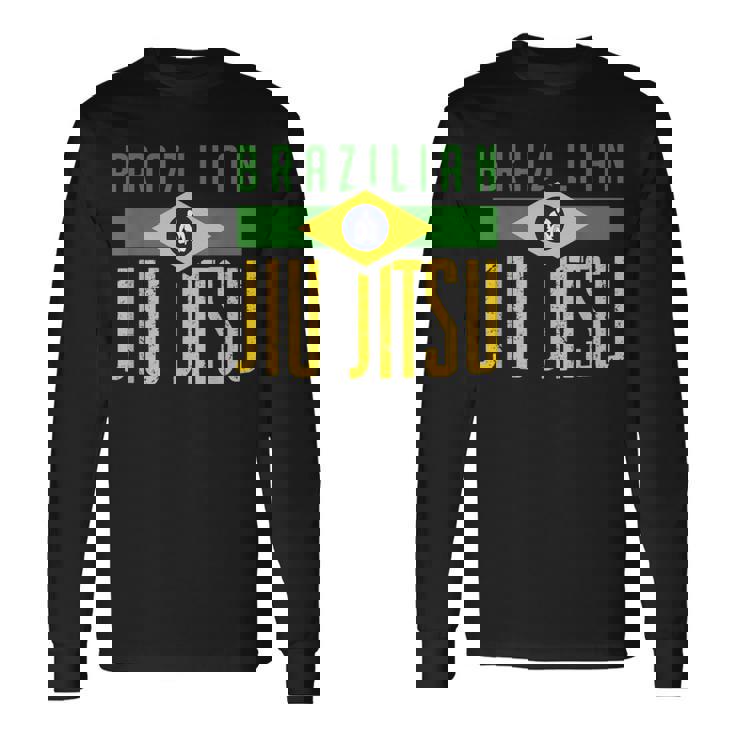 Brasileña Jiu Jitsu Jitsu Bjj Regalo Camiseta de manga larga