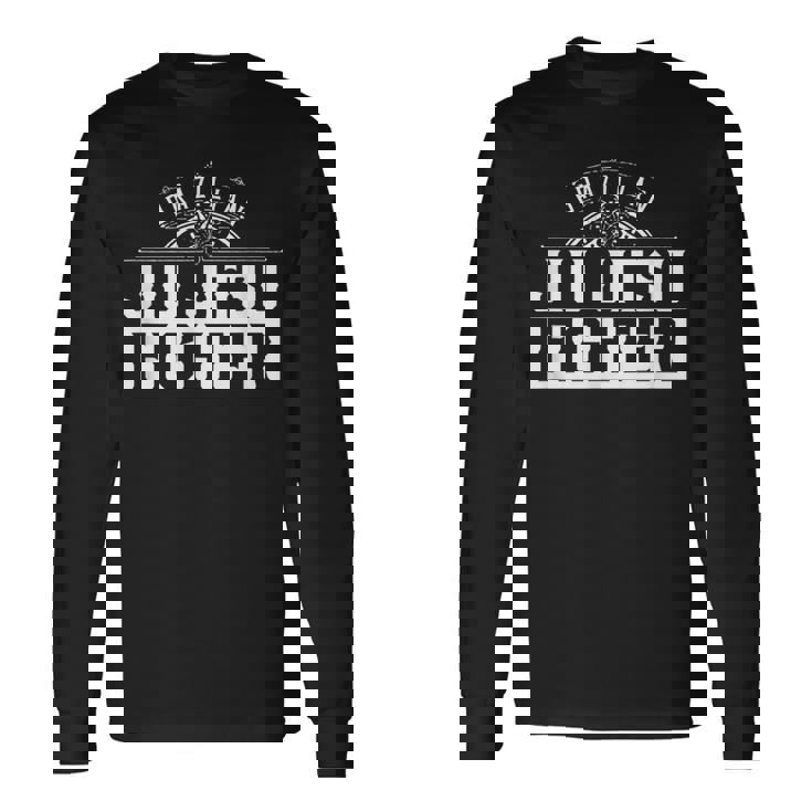 Brasileño Jiu Jitsu Combatiente Bjj Artes Marciales Camiseta de manga larga