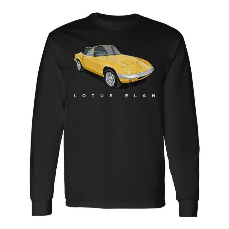 British Classic Super Cars Lotus Elan Long Sleeve T-Shirt
