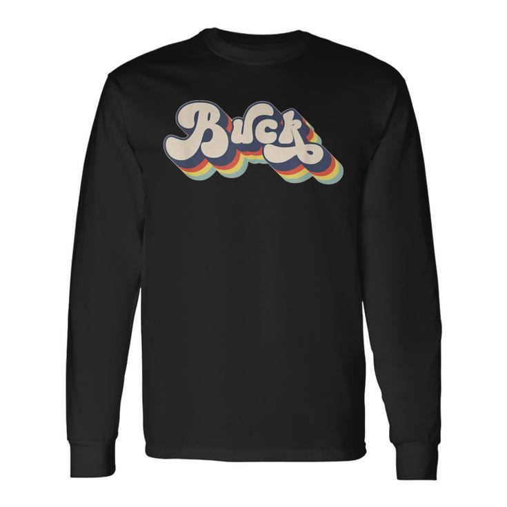 Buck Family Name Personalized Surname Buck Long Sleeve T-Shirt