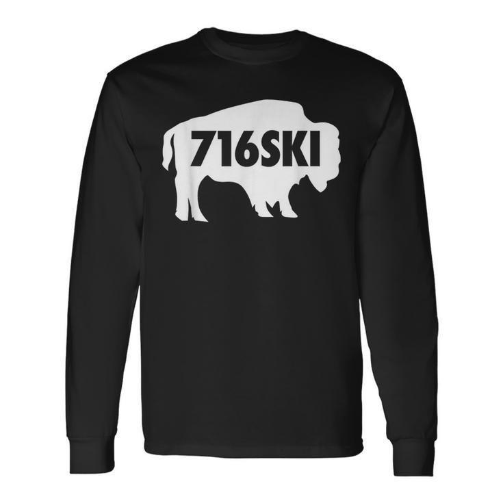 Buffalo Dyngus Day Capitol 716Ski Polish Buffalo Ny 716 Long Sleeve T-Shirt Gifts ideas