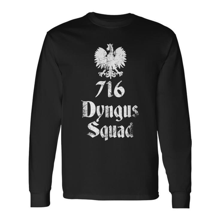 Buffalo Polish 716 Drinking Team Buffalo Dyngus Day Long Sleeve T-Shirt