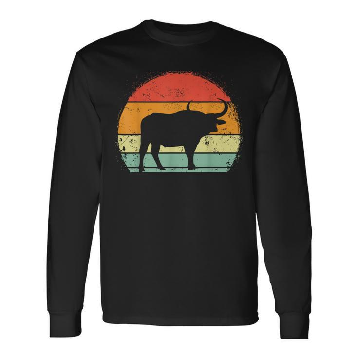 Buffalo Retro Vintage Buffalo Lover Long Sleeve T-Shirt Gifts ideas