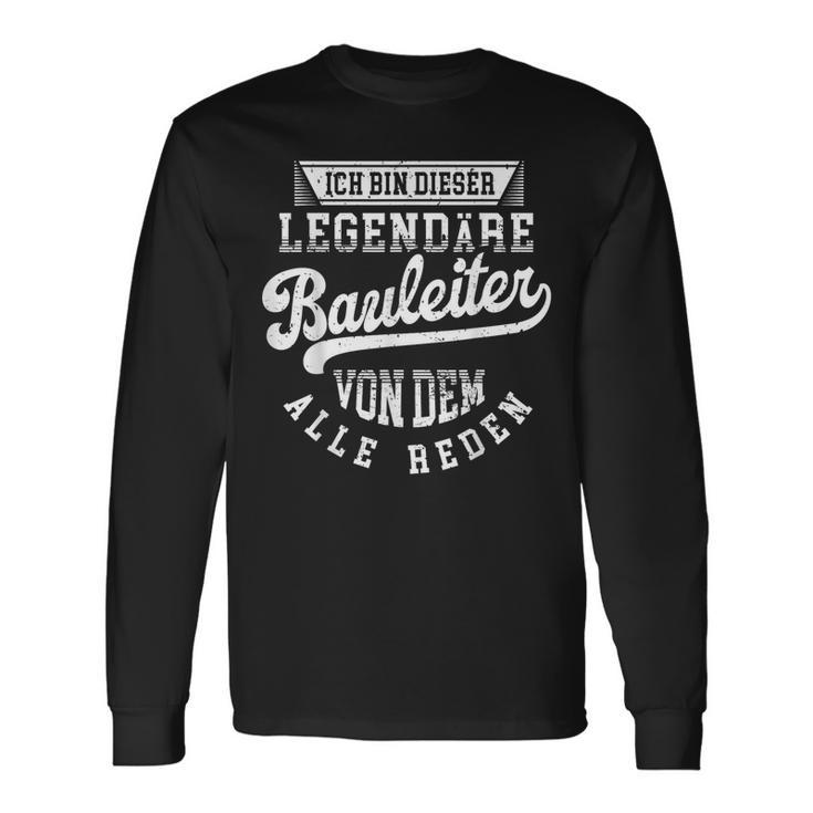 Builder Legend intage Slogan Bauchef S Langarmshirts Geschenkideen