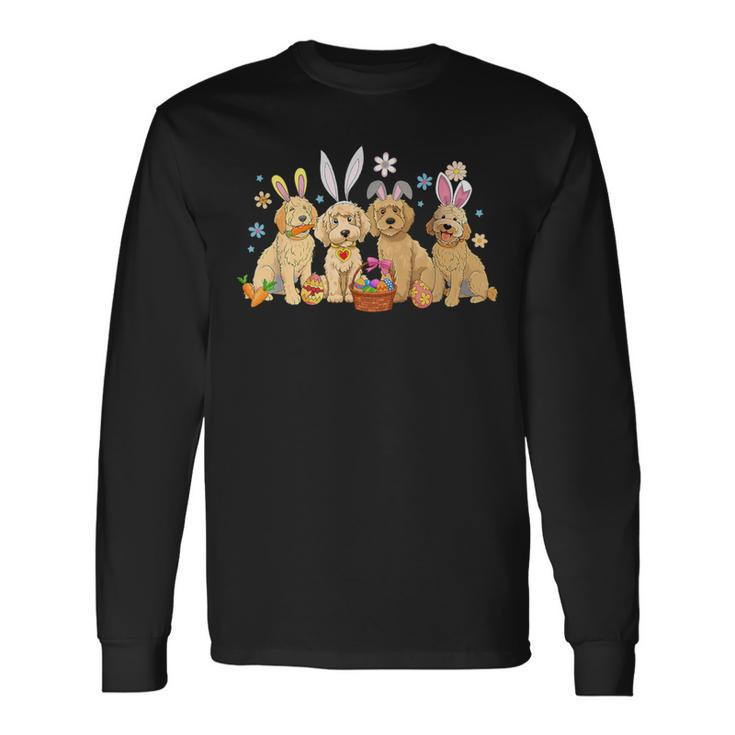 Bunny Happy Easter Dogs Long Sleeve T-Shirt