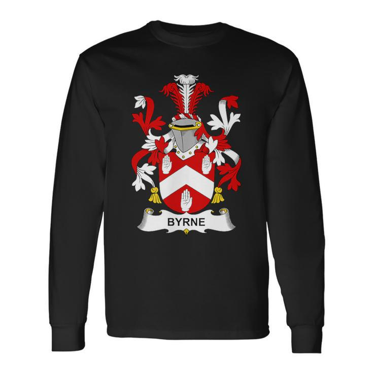 Byrne Coat Of Arms Family Crest Long Sleeve T-Shirt