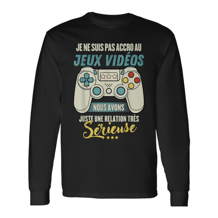 Body Bébé Bio Manches Longues Spreadshirt - Preuve Papa Gaming Nerd Jeux Vidéos - Cadeau Drôle Pour Bébé