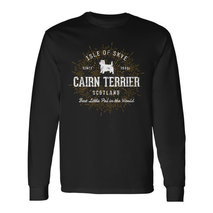 Cairn Terrier For Dog Lovers Vintage Cairn Terrier Long Sleeve T-Shirt