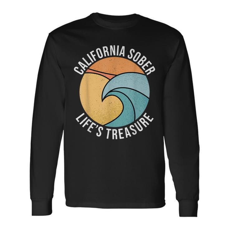 California Sober Life's Treasure Recovery Legal Implications Long Sleeve T-Shirt