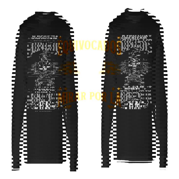 Camión Divertido Camionero Pagan Por Mirar Por Laentana Camiseta de manga larga