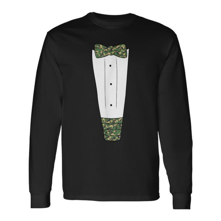 Camo Tuxedo T Long Sleeve T-Shirt