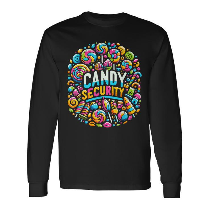 Candy Security Candy Land Costume Candyland Party Long Sleeve T-Shirt Gifts ideas