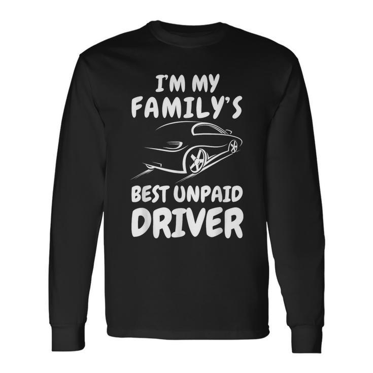 Car Guy Auto Racing Mechanic Quote Saying Outfit Long Sleeve T-Shirt