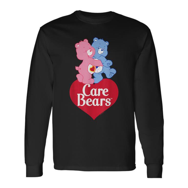 Care Bears Love-A-Lot Bear & Grumpy Valentine Hug Logo Long Sleeve T-Shirt Gifts ideas