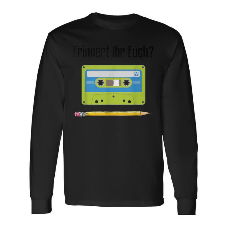 Cassette Pencil Langarmshirts Geschenkideen