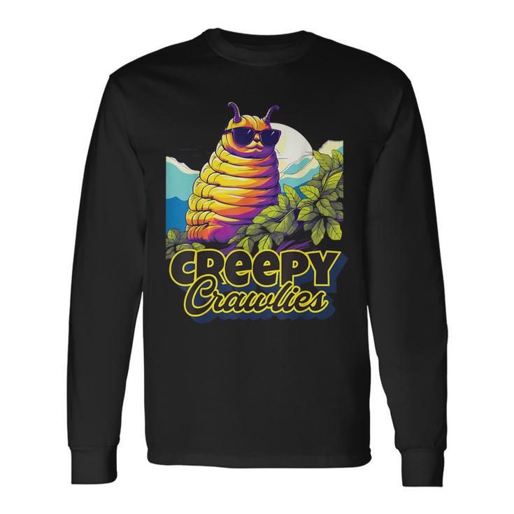 Caterpillar Creepy Crawlies Insect Hungry Animal Long Sleeve T-Shirt