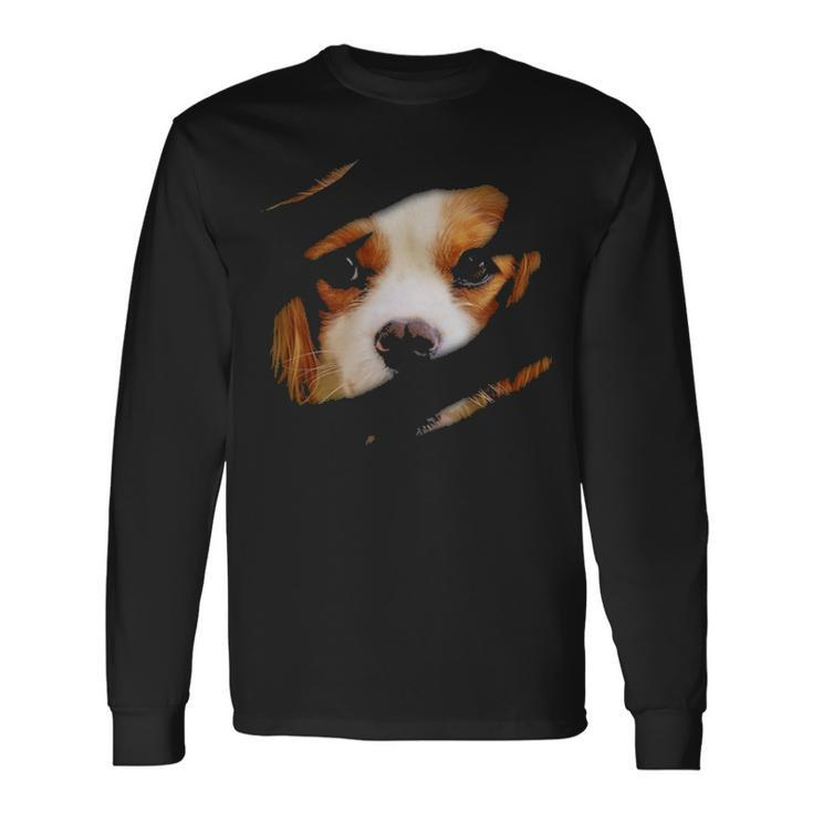 Cavalier King Charles In Me Dogdesign Pedigree Dog Long Sleeve T-Shirt