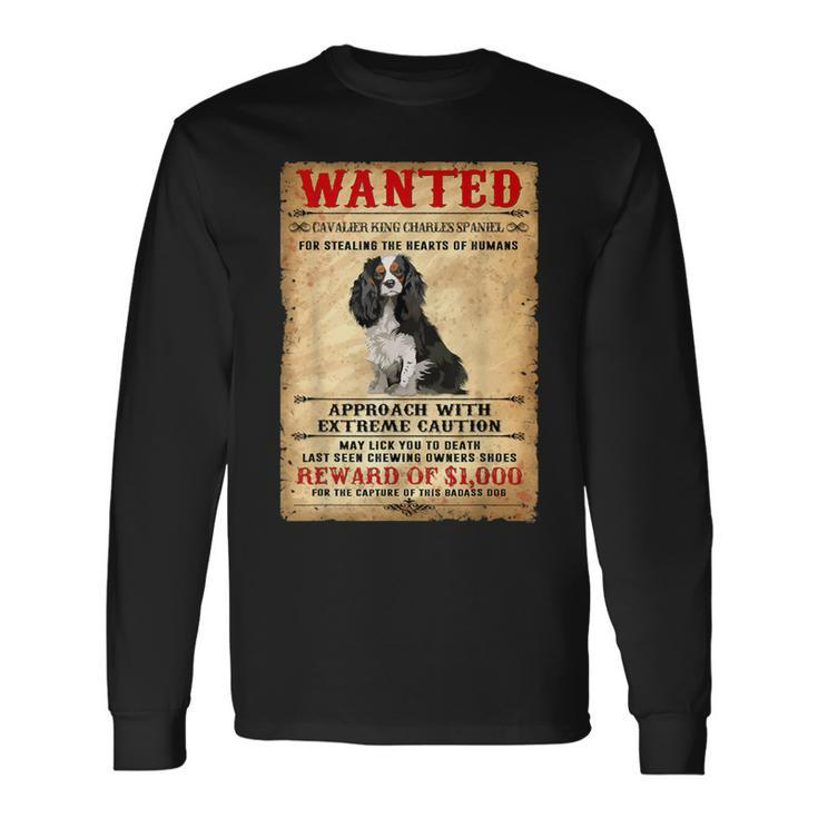 Cavalier King Charles Spaniel Dog Lover T Long Sleeve T-Shirt