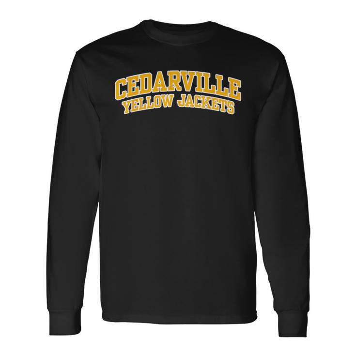 Cedarville University Yellow Jackets 02 Long Sleeve T-Shirt