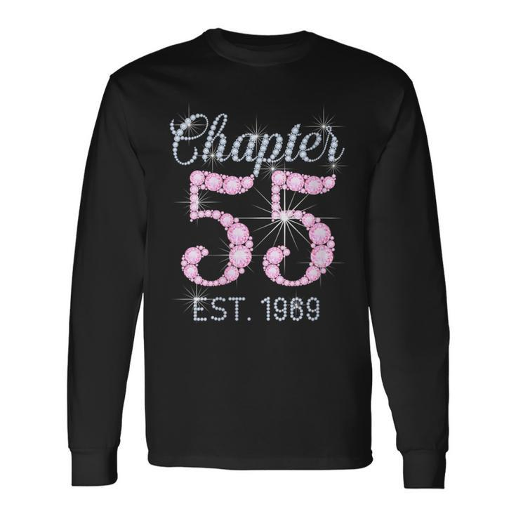 Chapter 55 Est 1969 55Th Birthday For Womens Long Sleeve T-Shirt