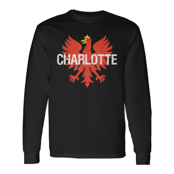 Charlotte North Carolina Dyngus Day Polish Pride Nc Party Long Sleeve T-Shirt