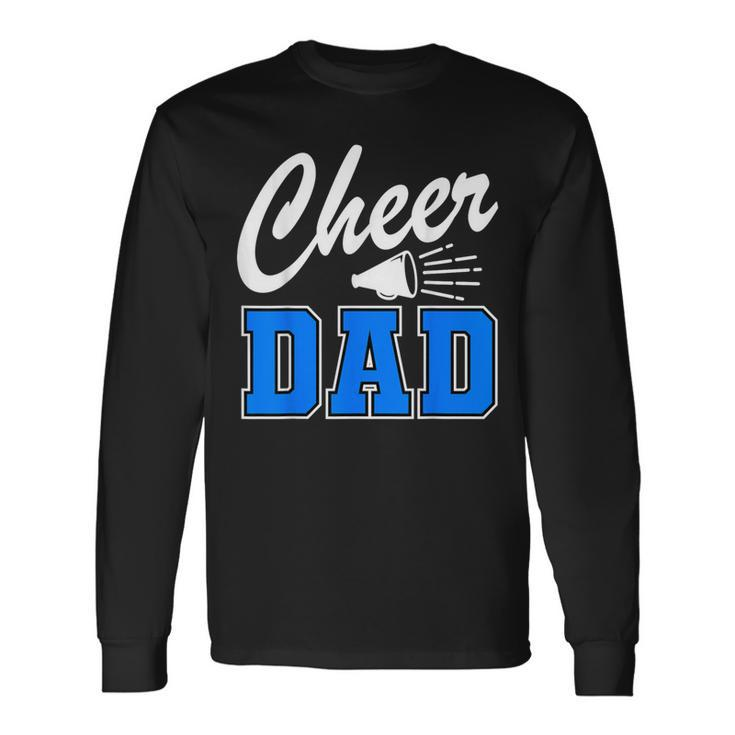 Cheer Dad Cheerleading Team Squad Cheerleader Father's Day Long Sleeve T-Shirt