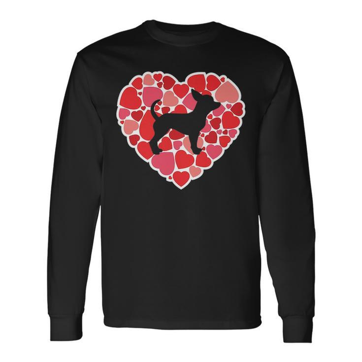 Chihuahua Dog Lovers Valentine's Day Chihuahua Long Sleeve T-Shirt