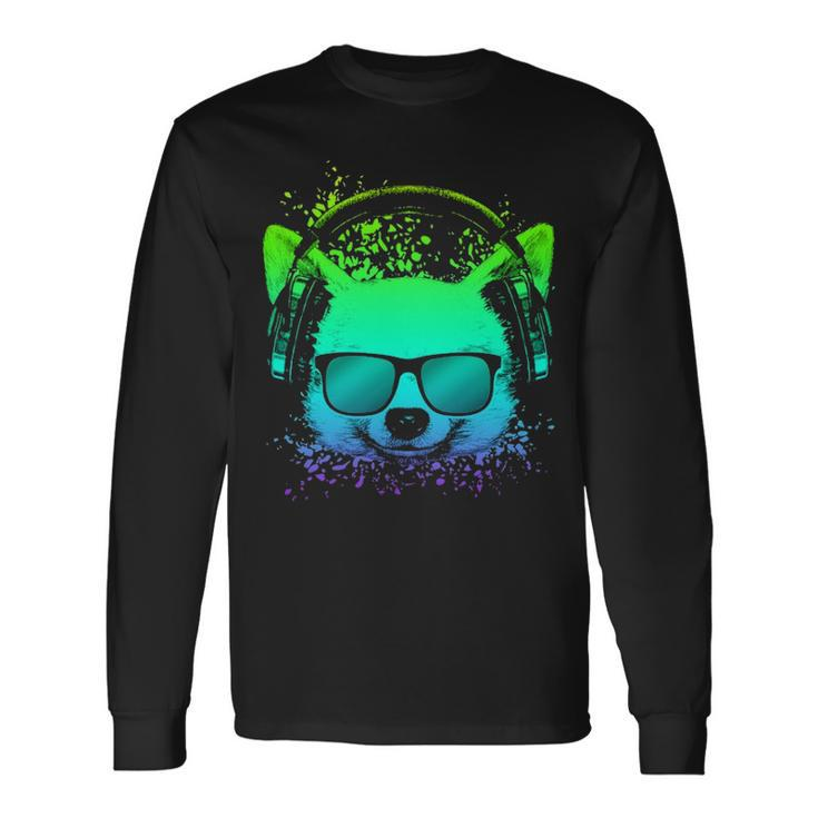 Chihuahuas Dj For Raverstechno Psychedelic Chihuahua Long Sleeve T-Shirt