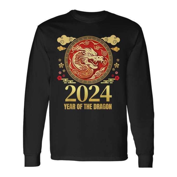 Chinese New Year 2024 Family Matching Year Of The Dragon Long Sleeve T-Shirt