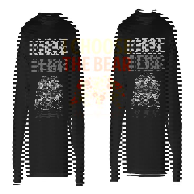 choose-bear-woods-funny-long-t