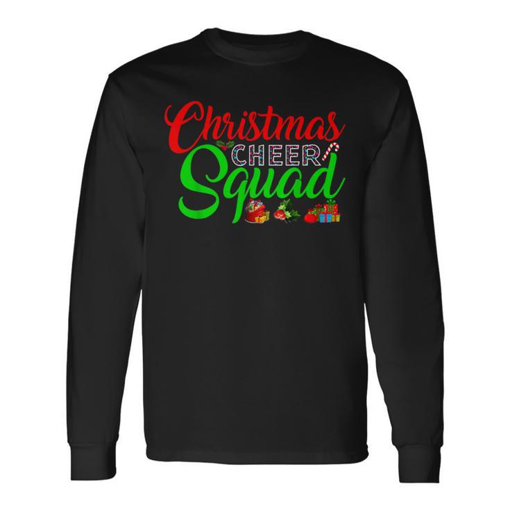 Christmas Cheer Squad Cheerleading Xmas Long Sleeve T-Shirt