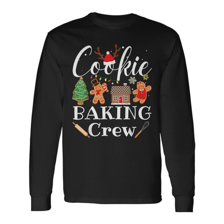 Christmas Cookie Baking Crew Family Baking Team Cookie Long Sleeve T-Shirt