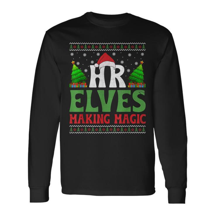Christmas Human Resources Hr Manager Office Department Long Sleeve T-Shirt