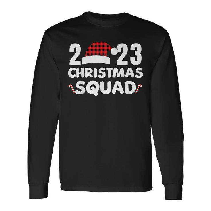 Christmas Squad 2023 Family Group Matching Christmas Xmas Long Sleeve T-Shirt - Thegiftio