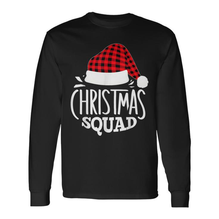 Christmas Squad Family Group Matching Christmas Pajama Party Long Sleeve T-Shirt