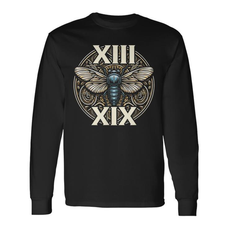 Cicada Brood Xix 2024 Cicada Brood Xiii Double Emergence Long Sleeve T-Shirt