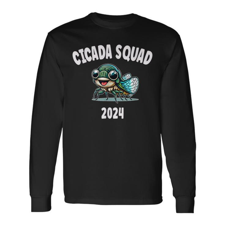 Cicada Squad 2024 Periodical Cicada Lover Long Sleeve T-Shirt
