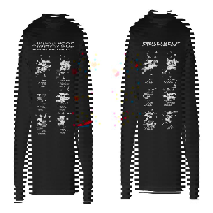 Ciencia Divertida La Química Es Impresionante Químico Nerd Camiseta de manga larga