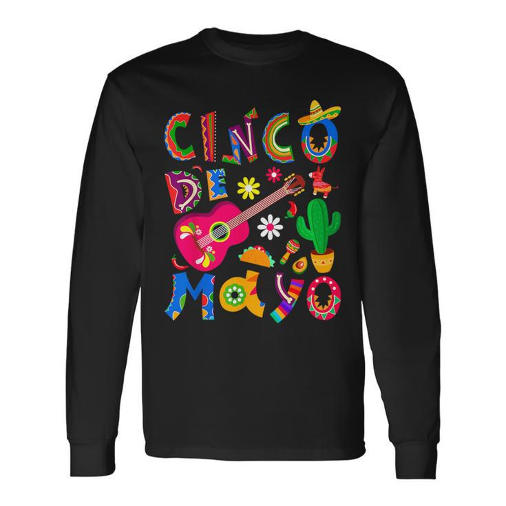 Cinco De Mayo Mexican Fiesta 5 De Mayo Mexico Mexican Day Long Sleeve T-Shirt