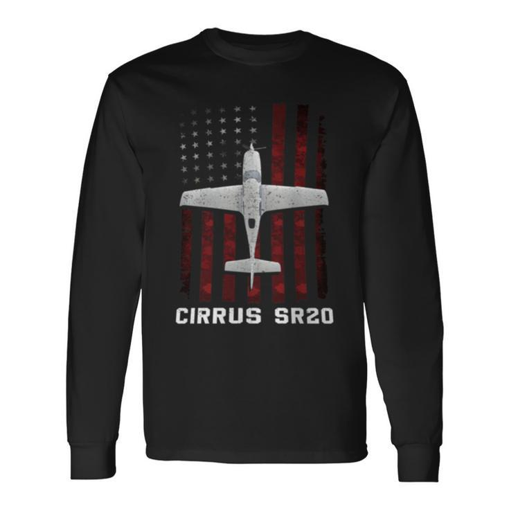 Cirrus Sr20 Aircraft Sr20 Cirrus Sr20 Plane Long Sleeve T-Shirt