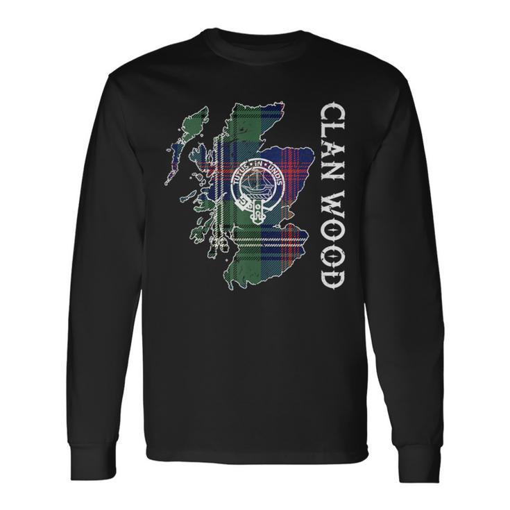 Clan Wood Family Name Surname Reunion Matching Family Tree Long Sleeve T-Shirt Gifts ideas