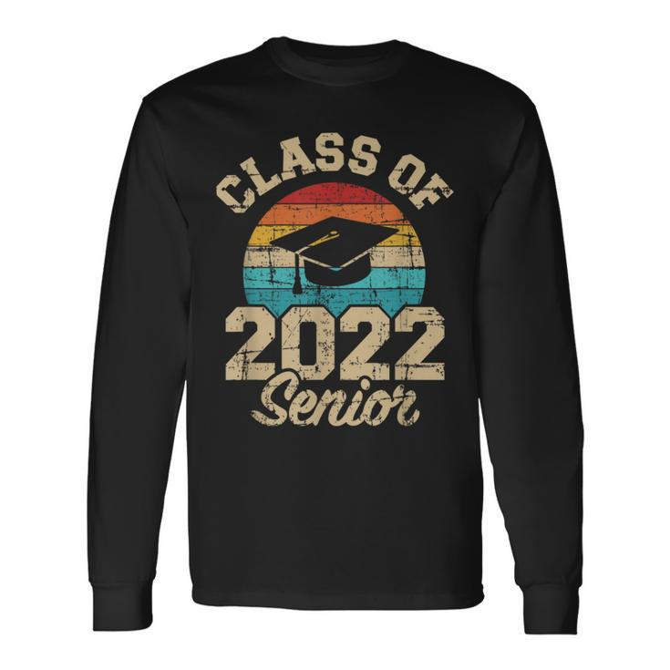 Class Of 2022 Senior Vintage Retro Long Sleeve T-Shirt